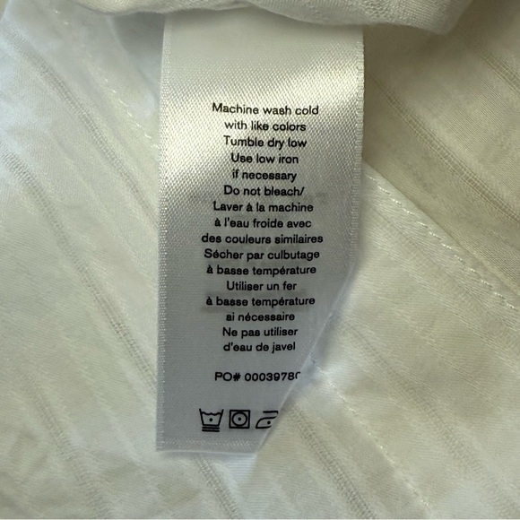 Rag & Bone Women’s White Cotton Button Front Blouse XS Extra Small Office Career - Picture 10 of 11